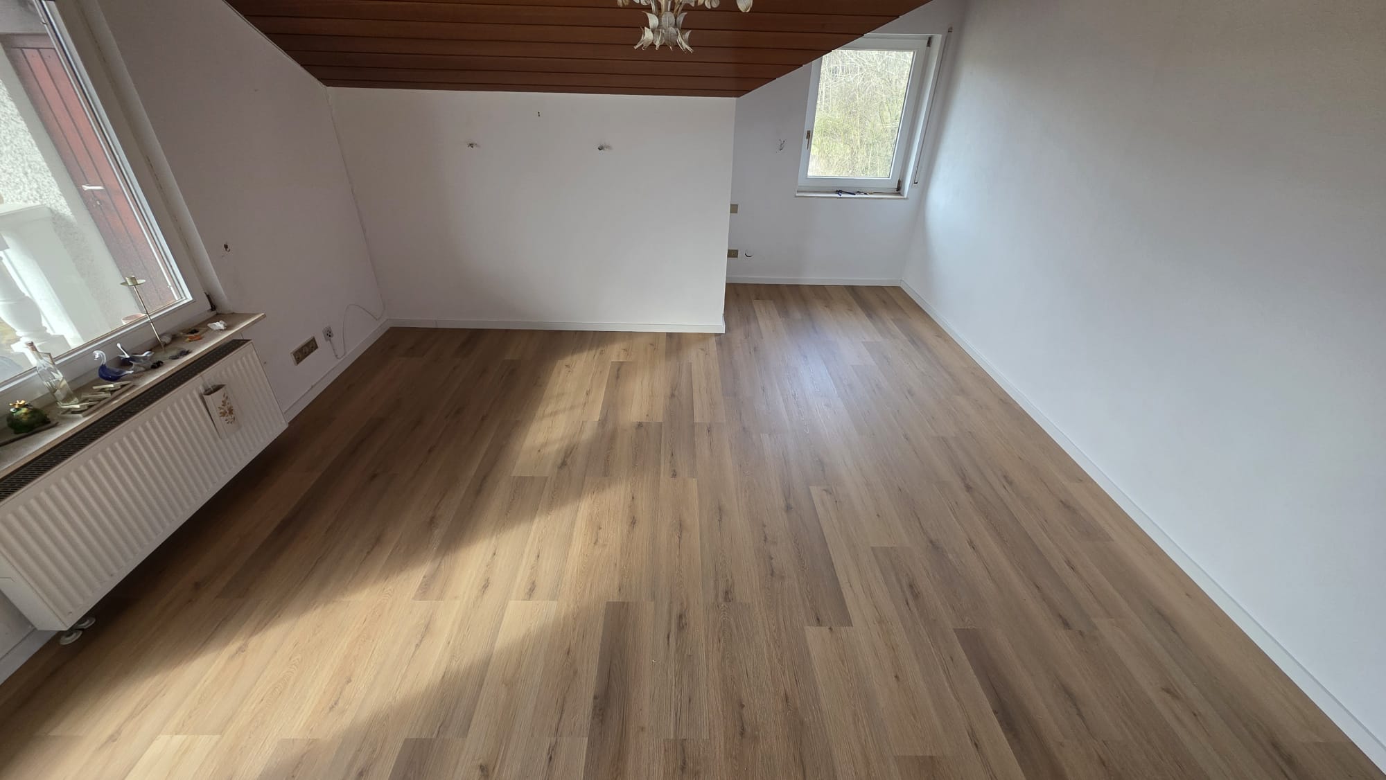 Dachgeschoss Wohnraum – nachher